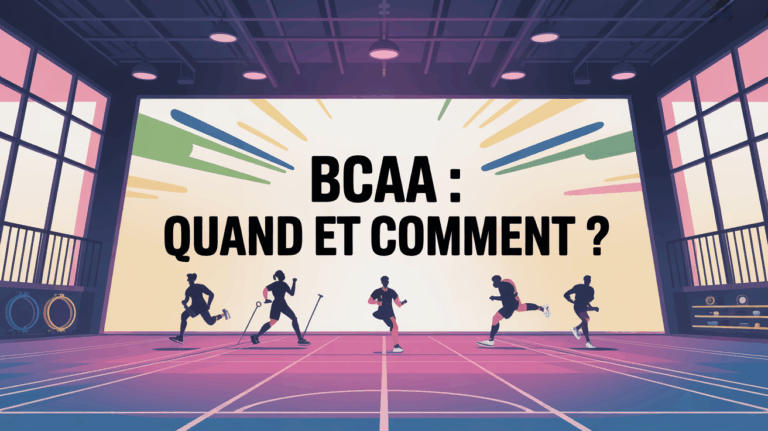 Salle de sport dynamique avec titre BCAA quand et comment