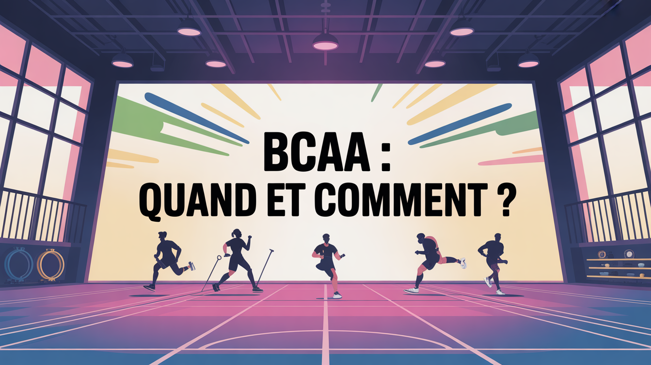Salle de sport dynamique avec titre BCAA quand et comment