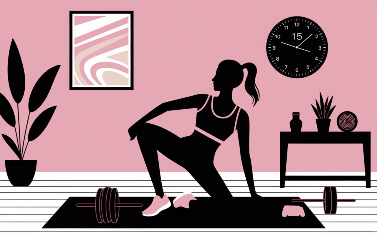 Femme gainage abdos visible méthode rapide