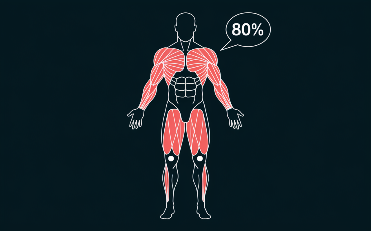 Schéma avantages quadriceps genoux dos sport
