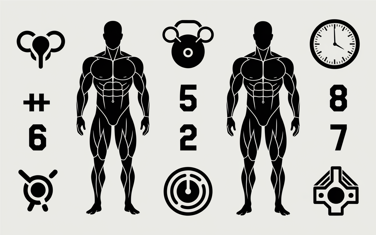 Comparaison musculature avant après 40 ans, hormones et récupération