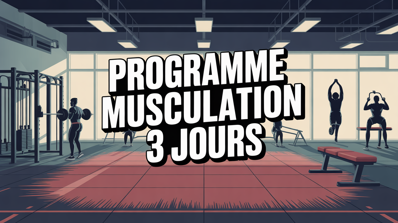 Programme musculation 3 jours : progrès sans surentraînement