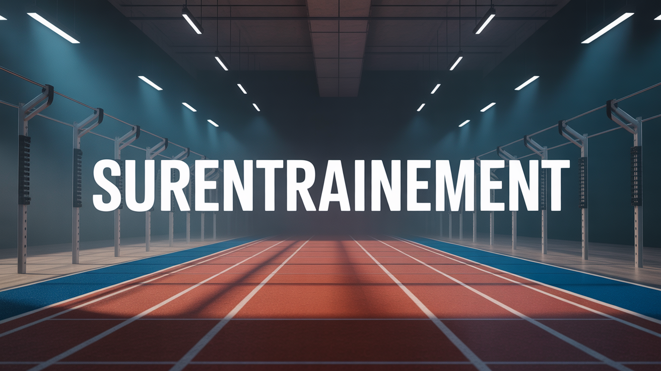 Salle de sport musculation surentrainement silhouettes fatiguees