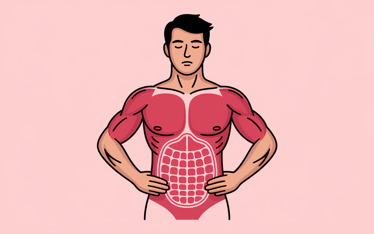Exercice musculation respiration diaphragme abdomen flèches