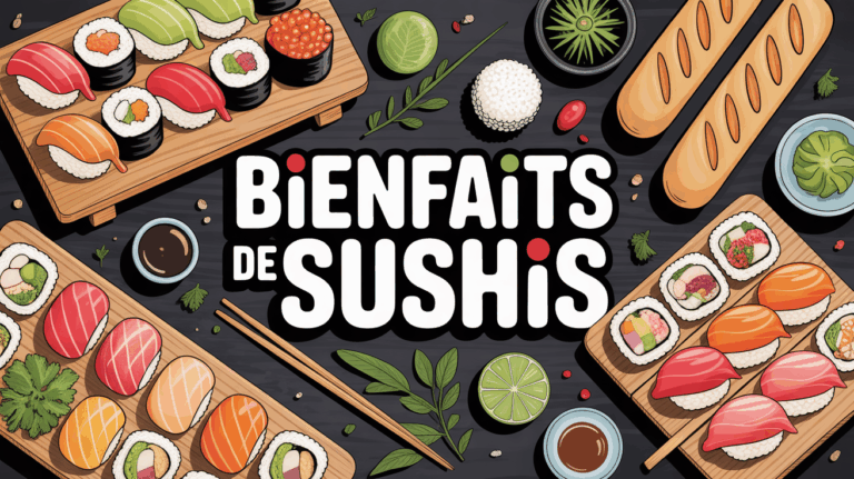 assortiment sushis bienfaits nutrition
