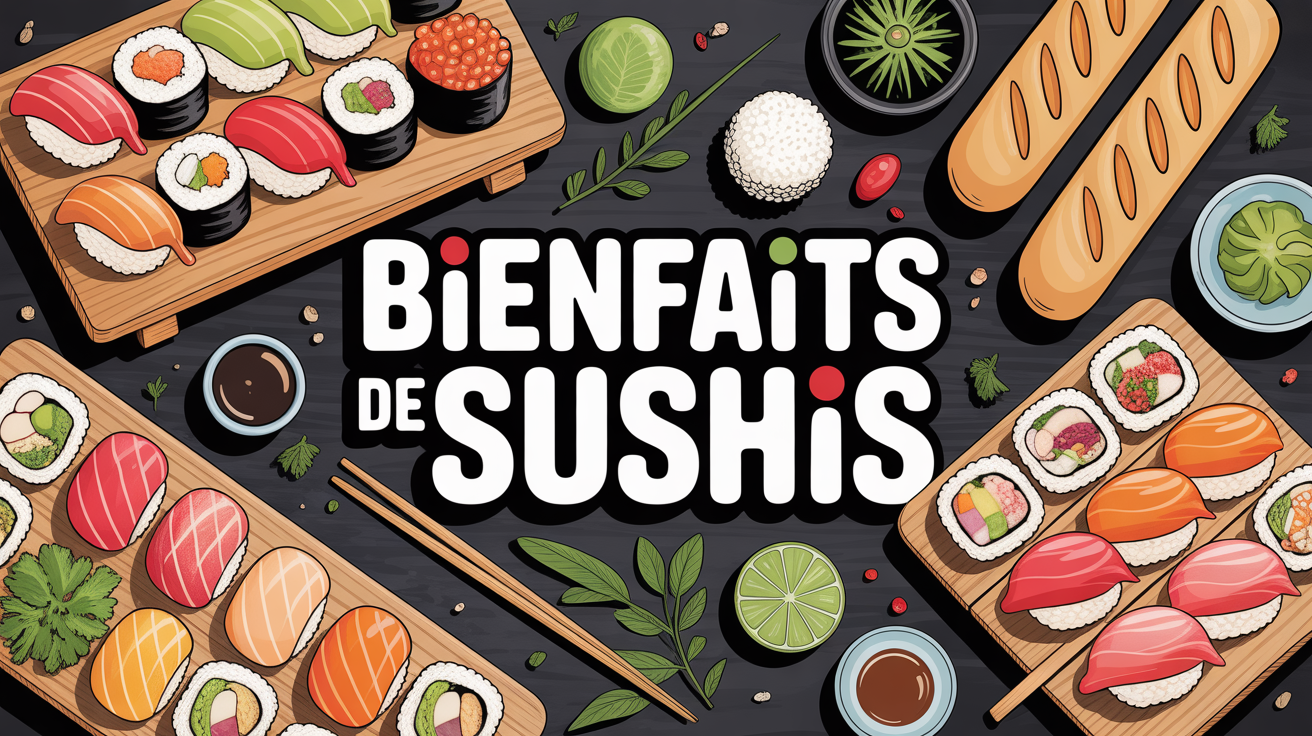 assortiment sushis bienfaits nutrition