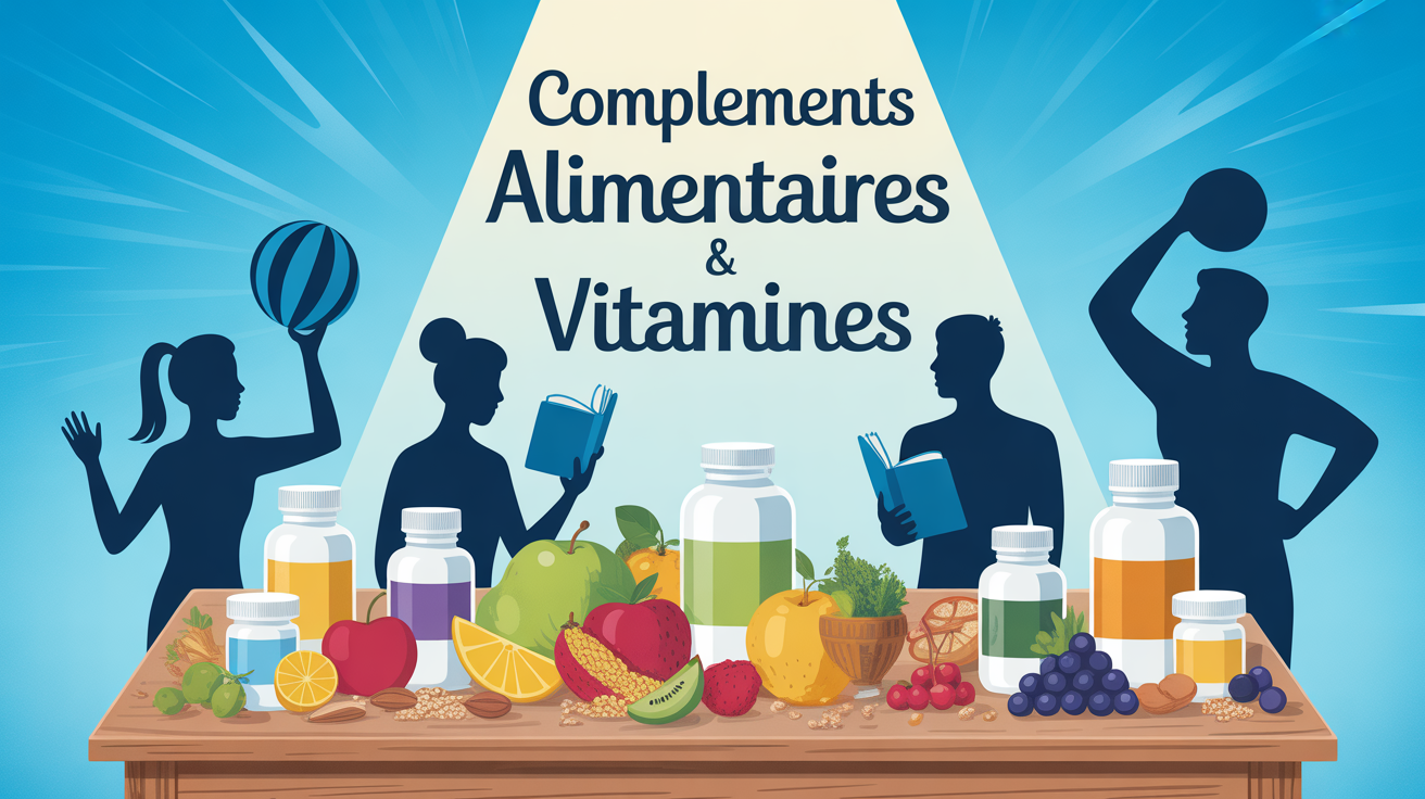 complements alimentaires vitamines memoire concentration table bleu