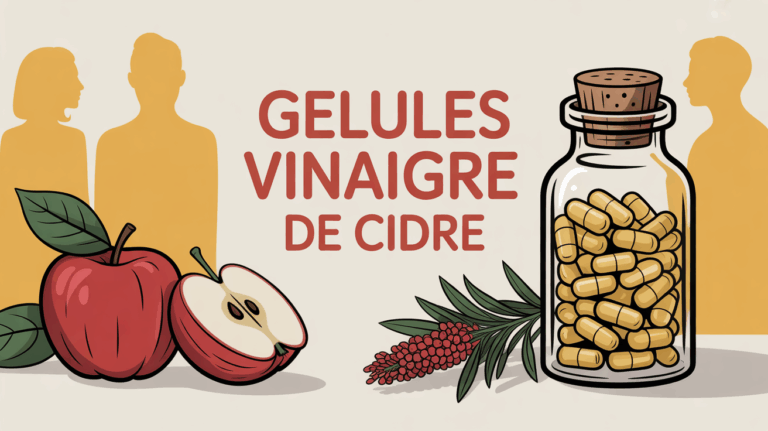 flacon gelules vinaigre de cidre pommes capsules