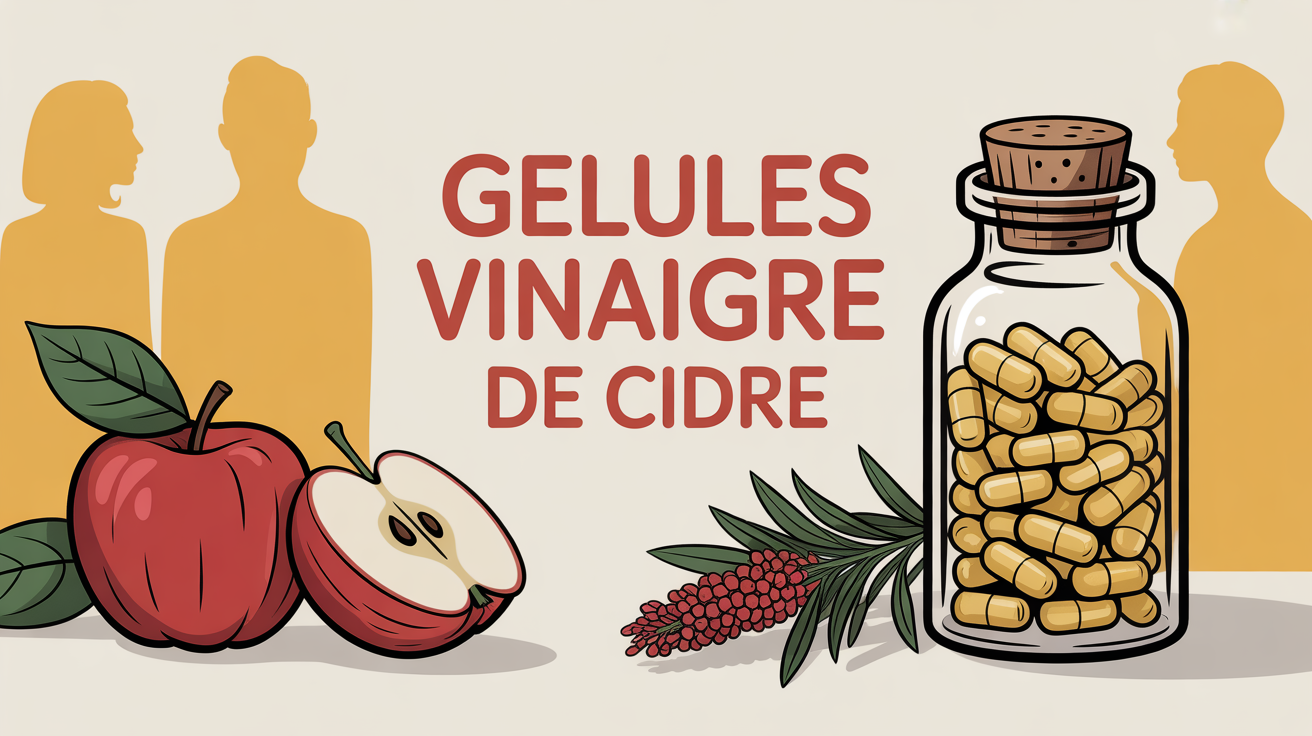 flacon gelules vinaigre de cidre pommes capsules