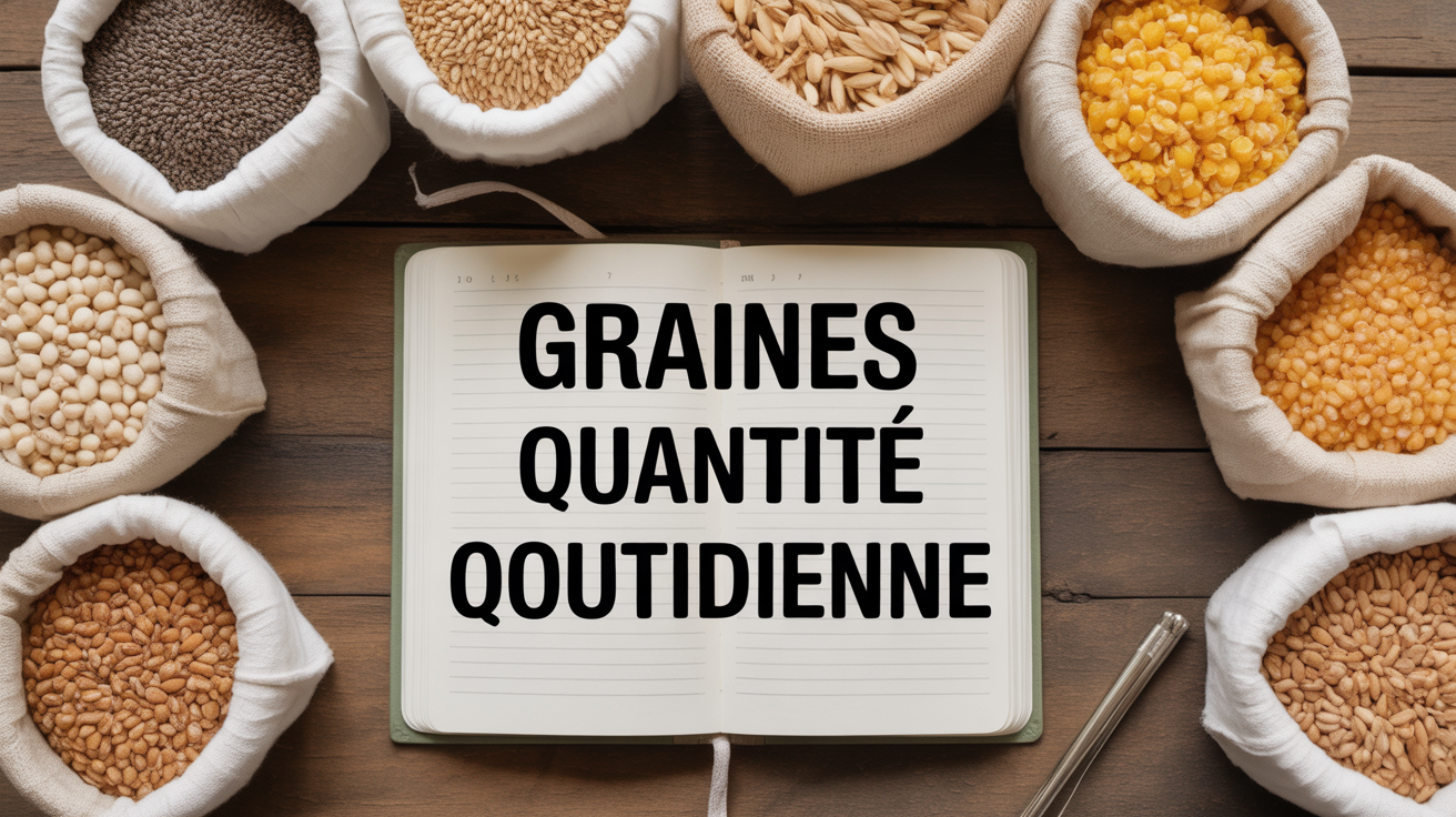 Selection graines chia lin tournesol courge chanvre quantite optimale