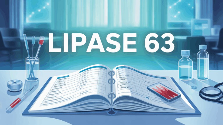 Dossier medical lipase 63 analyse sanguine