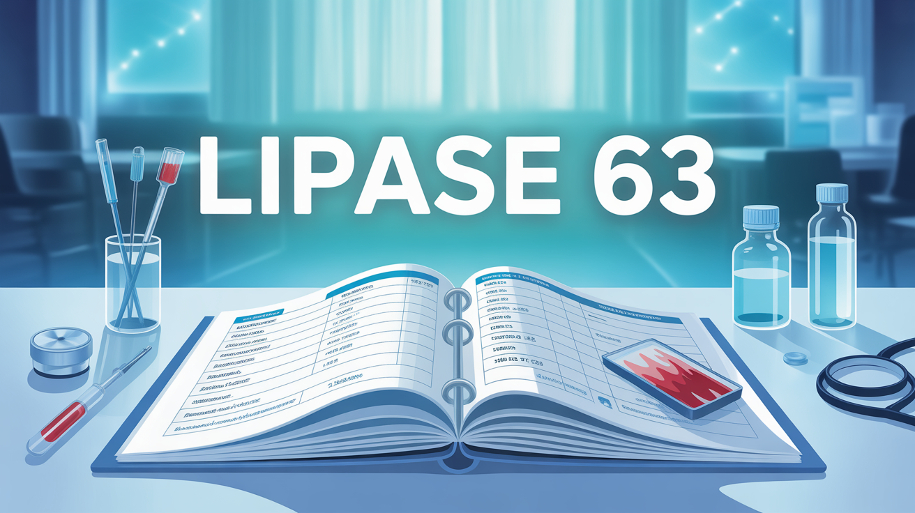 Dossier medical lipase 63 analyse sanguine