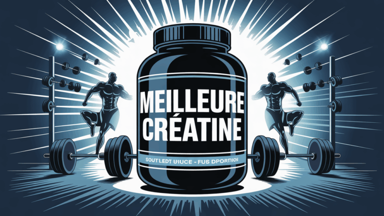 Illustration pot creatine meilleur produit musculation