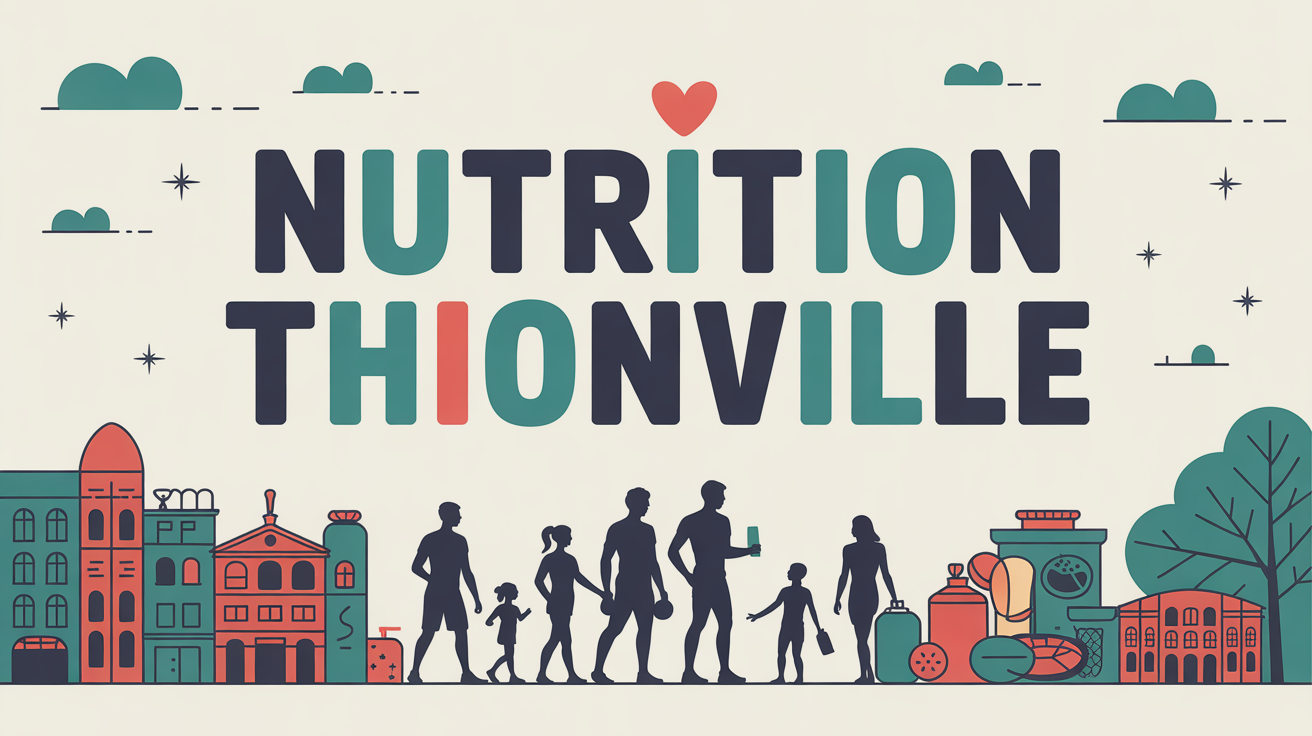Fresque nutrition Thionville avec sportifs et compléments