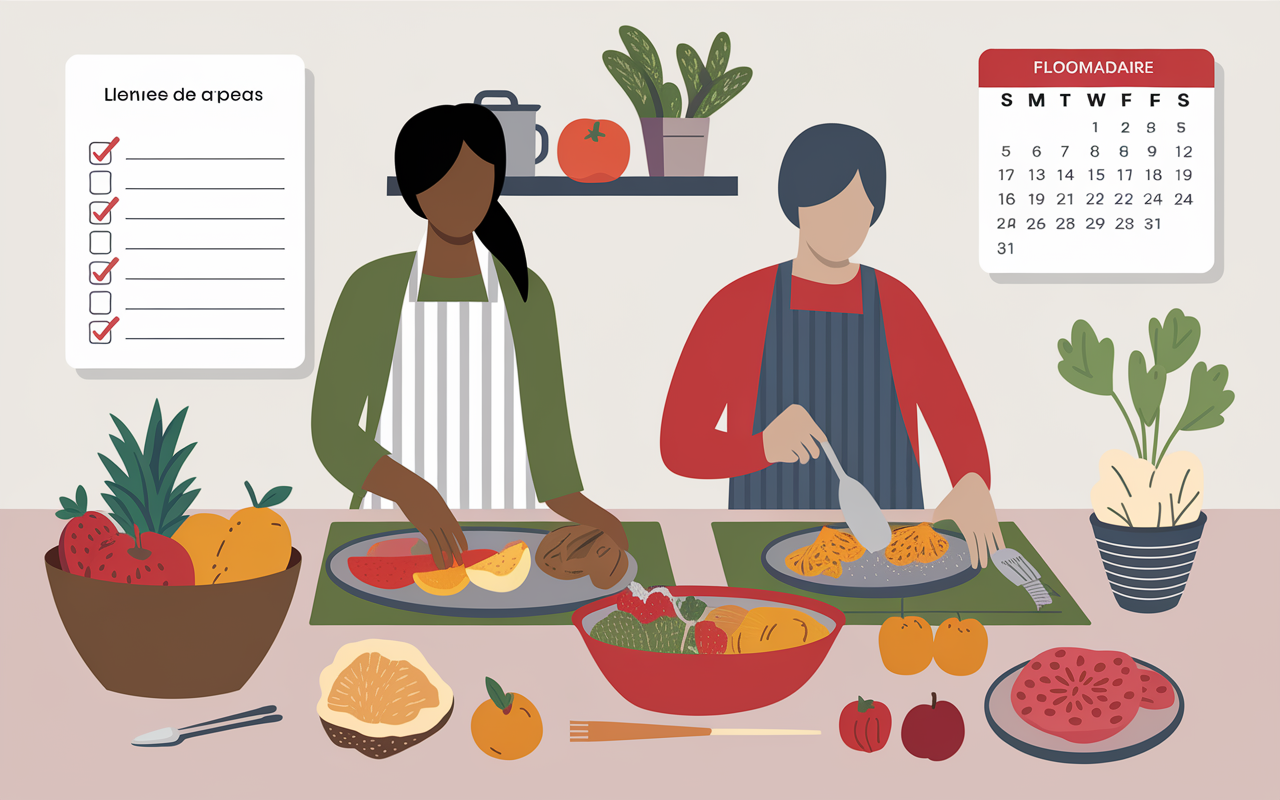 planning repas astuces reequilibrage alimentaire