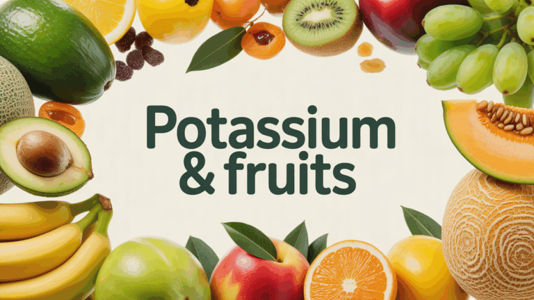 table garnie fruits frais secs panorama potassium