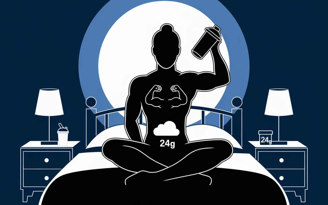 whey nocturne biceps sommeil shaker