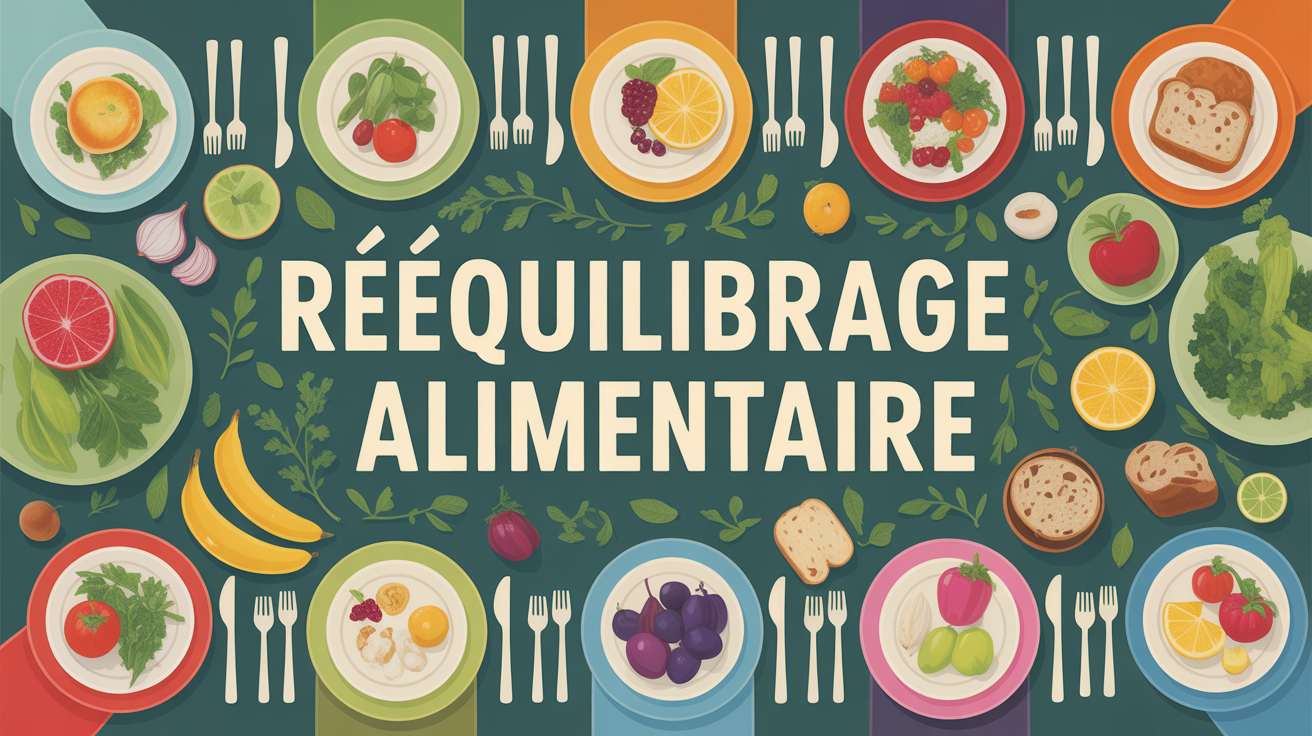 table repas famille reequilibrage alimentaire