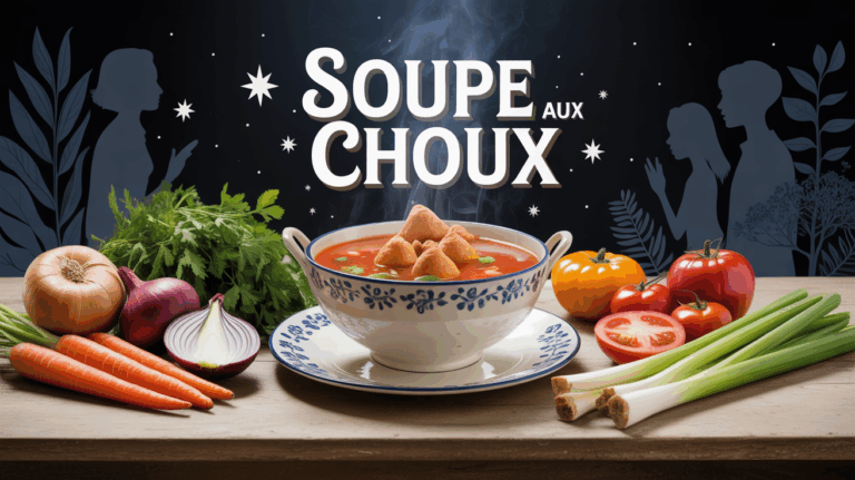 assiette soupe aux choux minceur et légumes frais