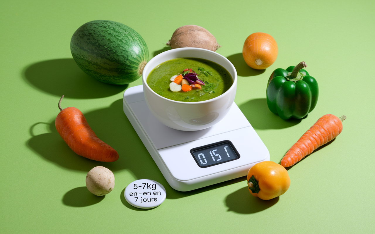 Soupe detox au chou perte poids rapide