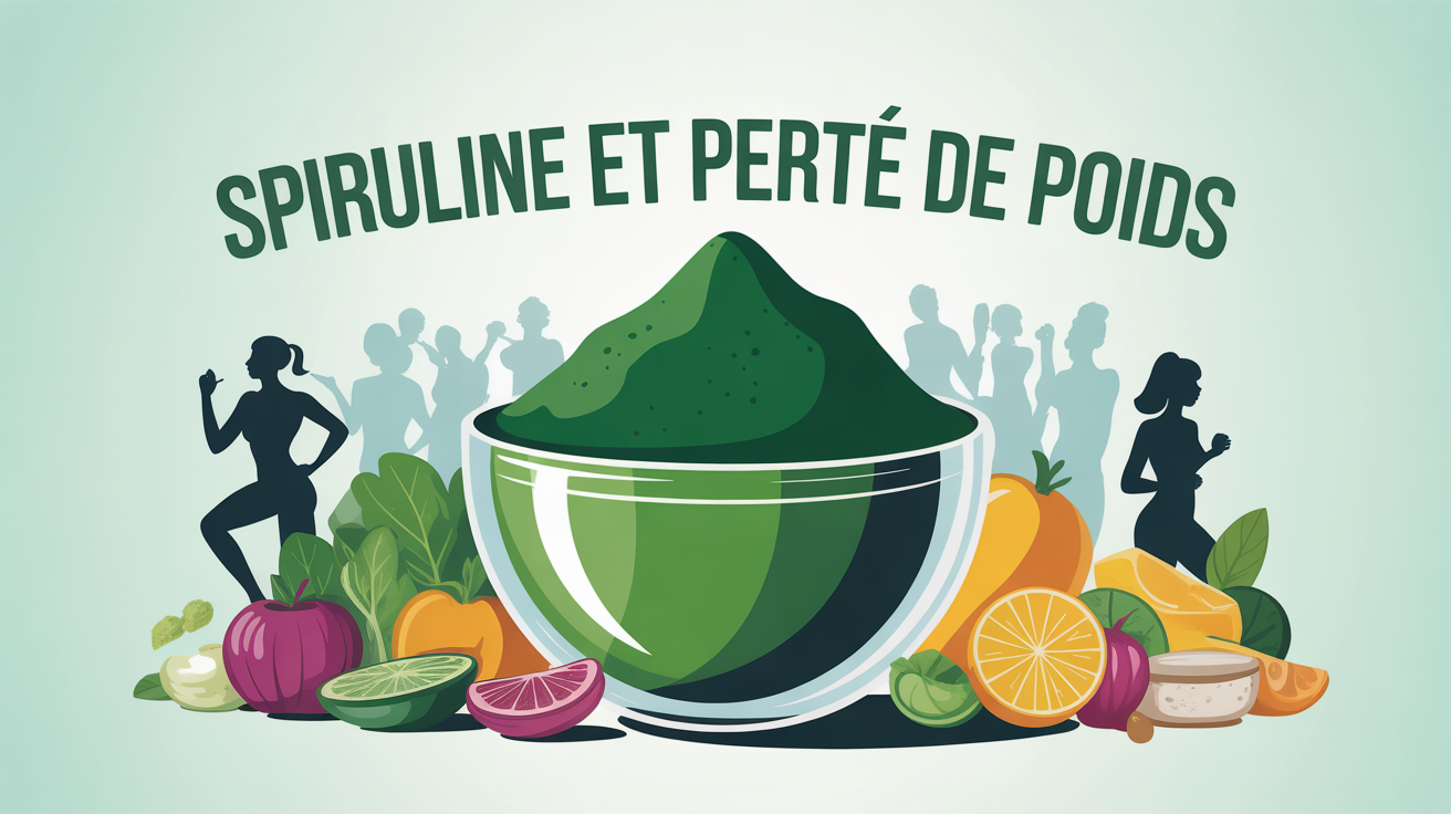 illustration spiruline et perte de poids