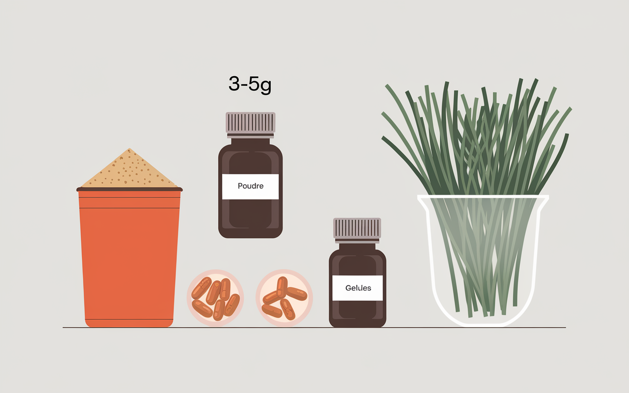 visuel spiruline poudre gélules comprimés indication dosage