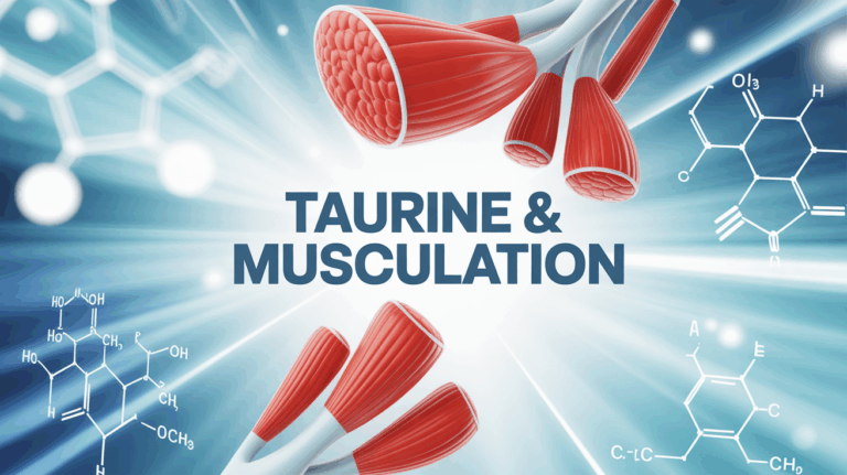 taurine musculation cellule stylisee