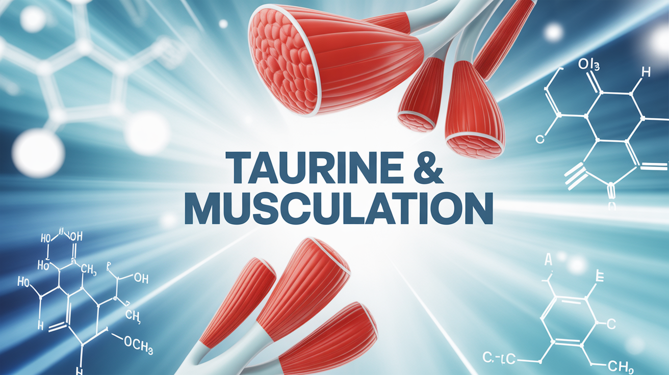 taurine musculation cellule stylisee