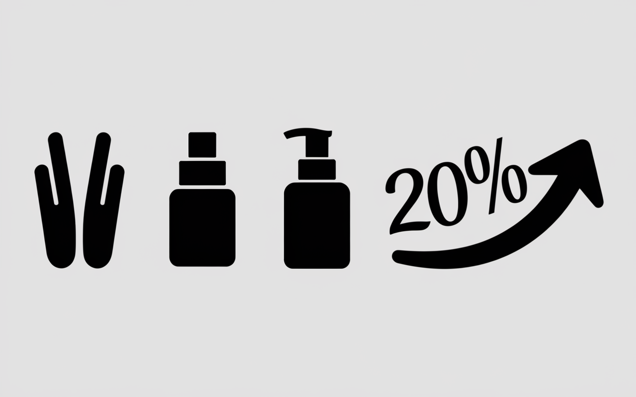 flacons cosmétiques vitamine A résultats anti-âge