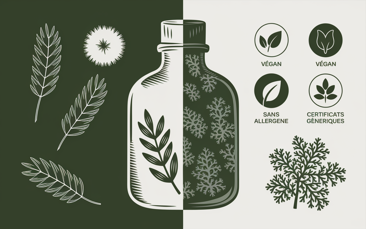 Origine lanoline lichen vitamine D3 1000 UI certifications