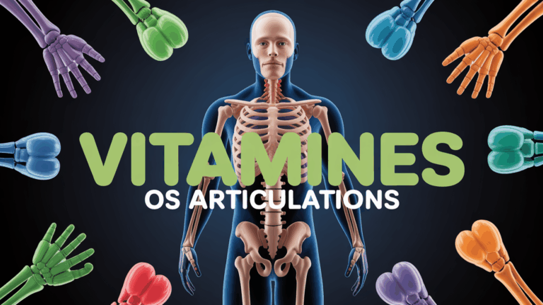 graphique squelette dynamique vitamines os articulations