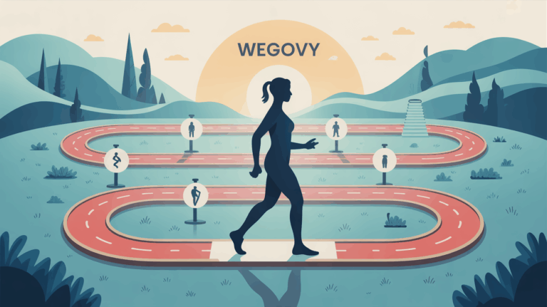 parcours silhouette chemin wegovy perte de poids