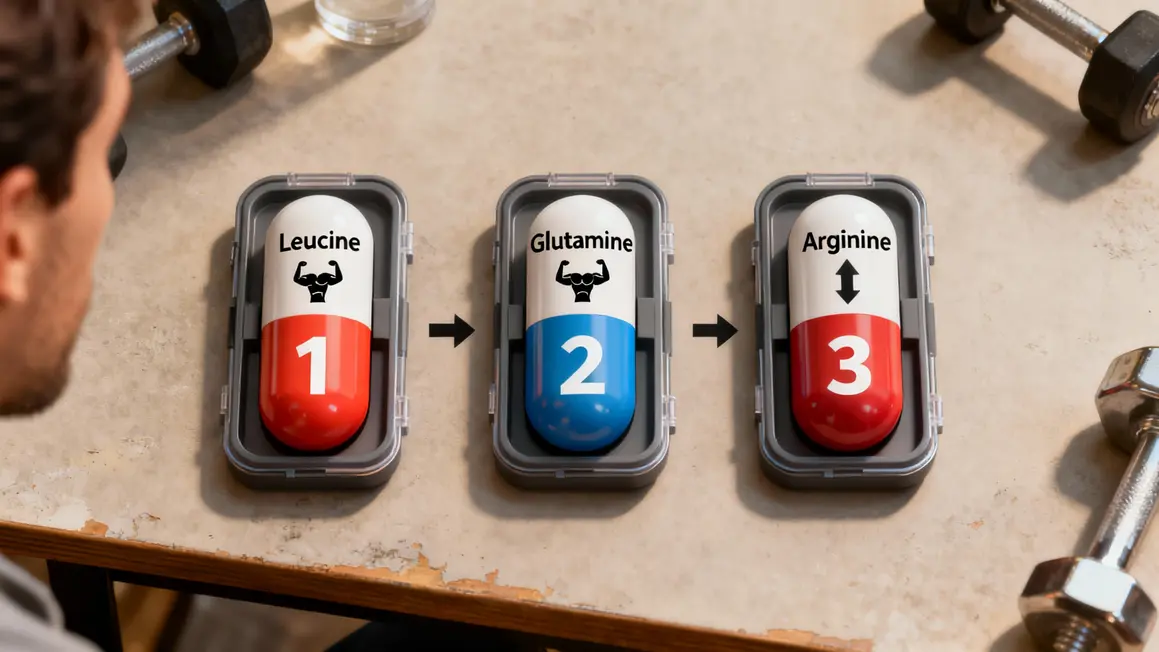 tableau comparatif leucine glutamine arginine musculation