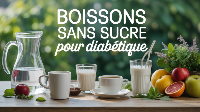 table boissons sans sucre pour diabetique carafe the cafe lait vegetal fruits herbes