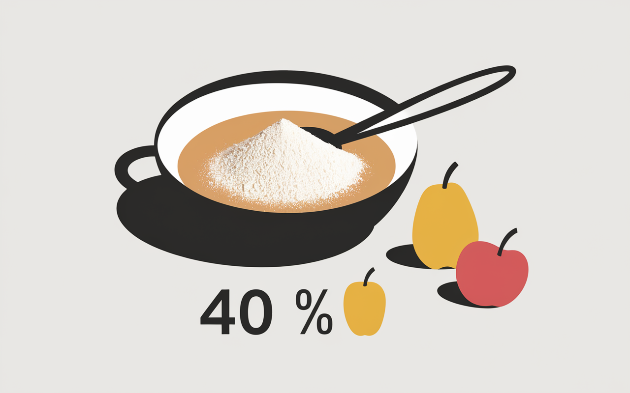 collagene marin comparatif calorique balance cuisine 40 kcal cuillere yaourt pomme
