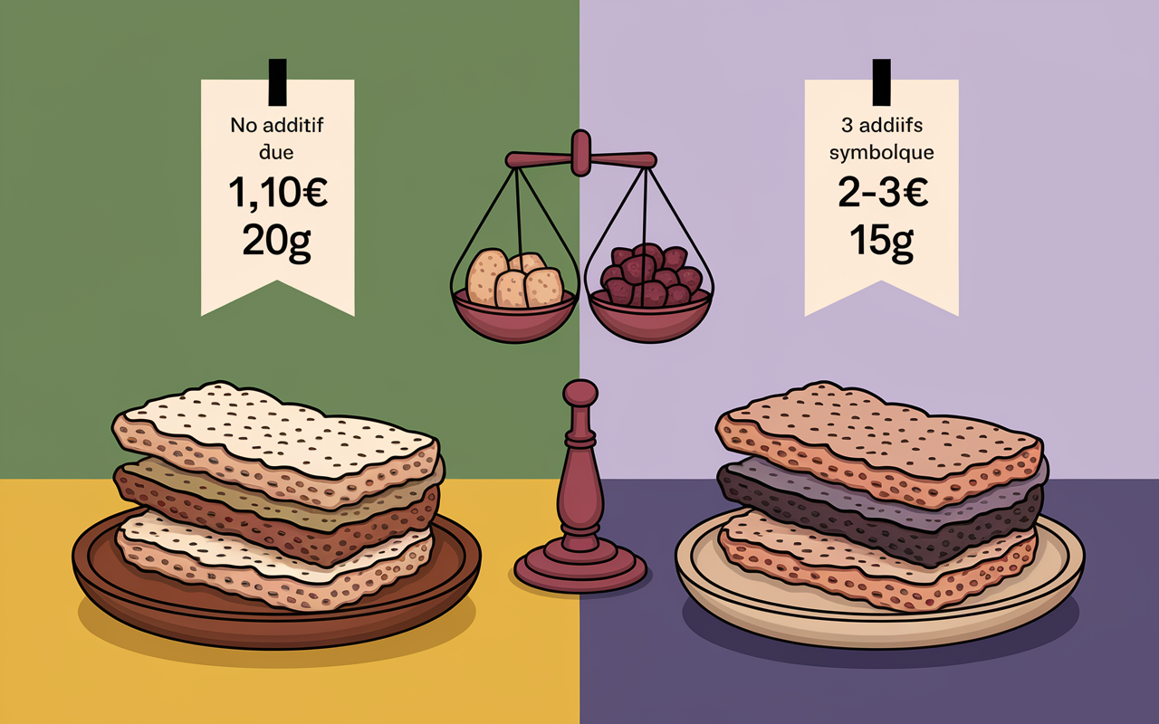 Maison vs industriel barres proteinees comparatif