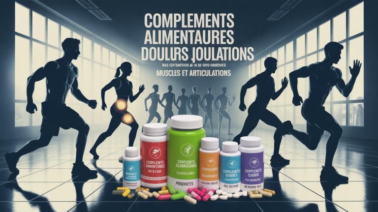 complements alimentaires douleurs muscles articulations, sportifs, capsules gelules autour des articulations
