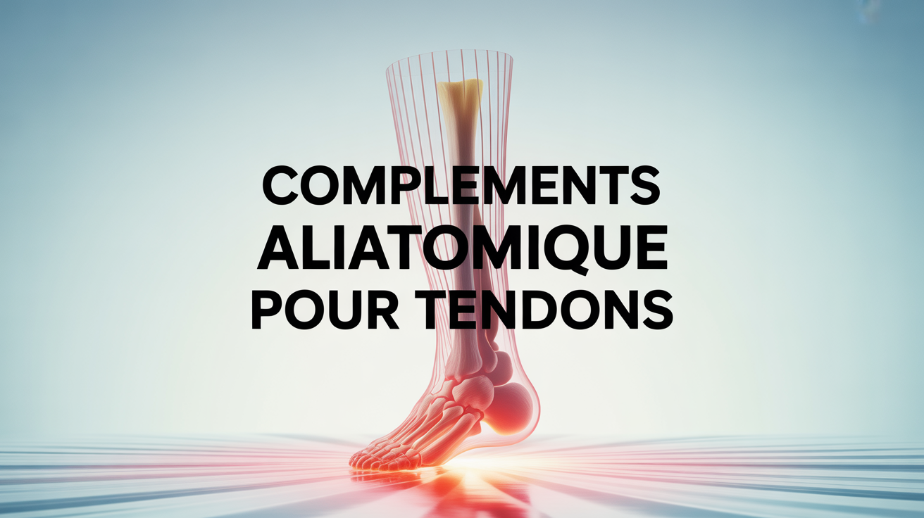 illustration schema complements alimentaires pour tendons