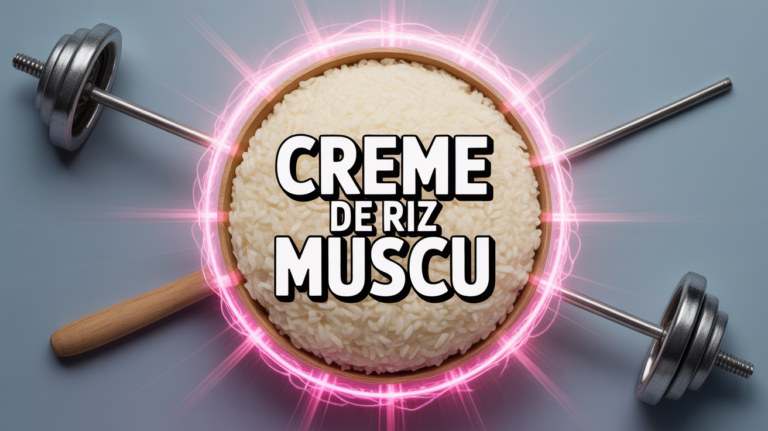Bol creme de riz muscu energie gym