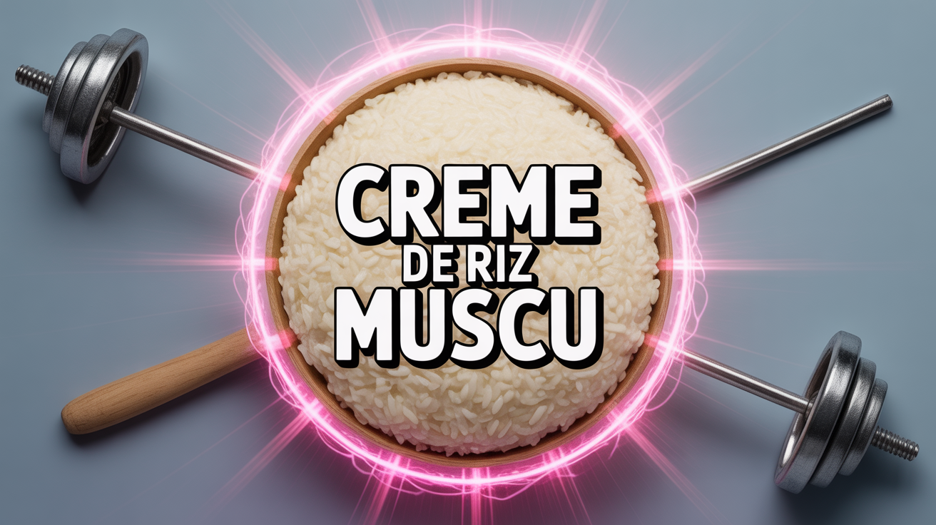 Bol creme de riz muscu energie gym