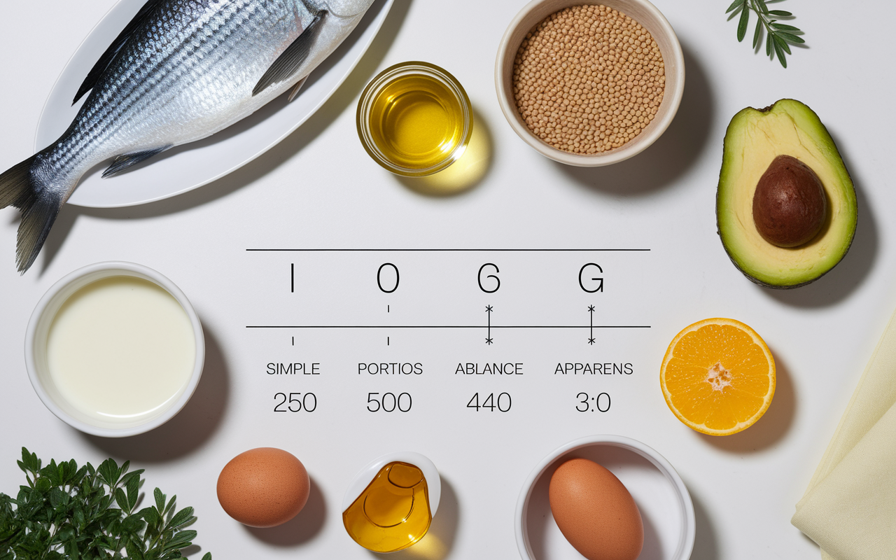 Tableau aliments dosage oméga 3-6-9 perte de poids