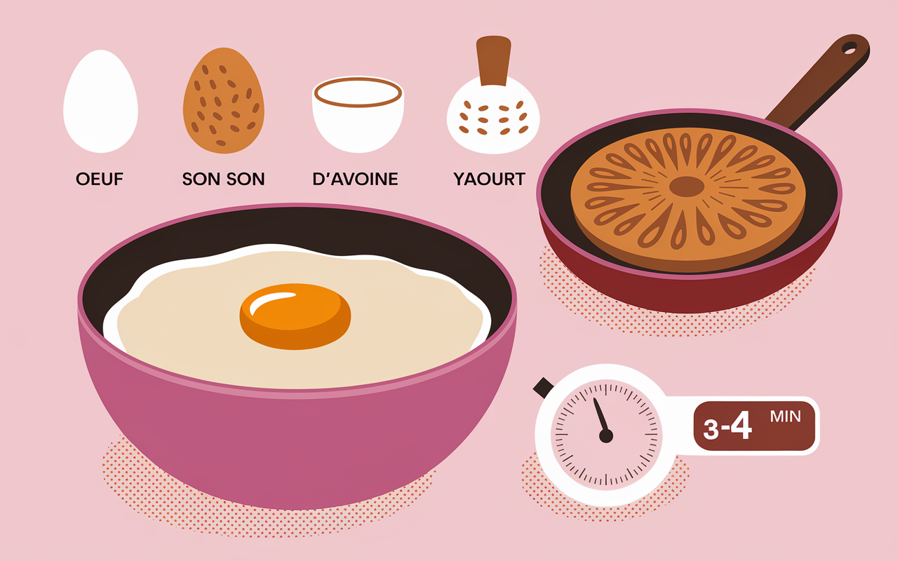 ingrédients galette son d avoine cuisson express