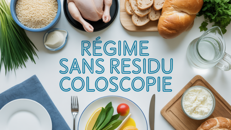 table aliments sans residu pour coloscopie riz blanc poulet pain blanc