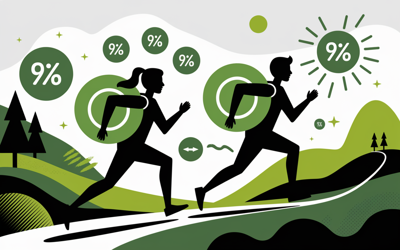 athletes sur piste chiffres vo2max et energie spiruline