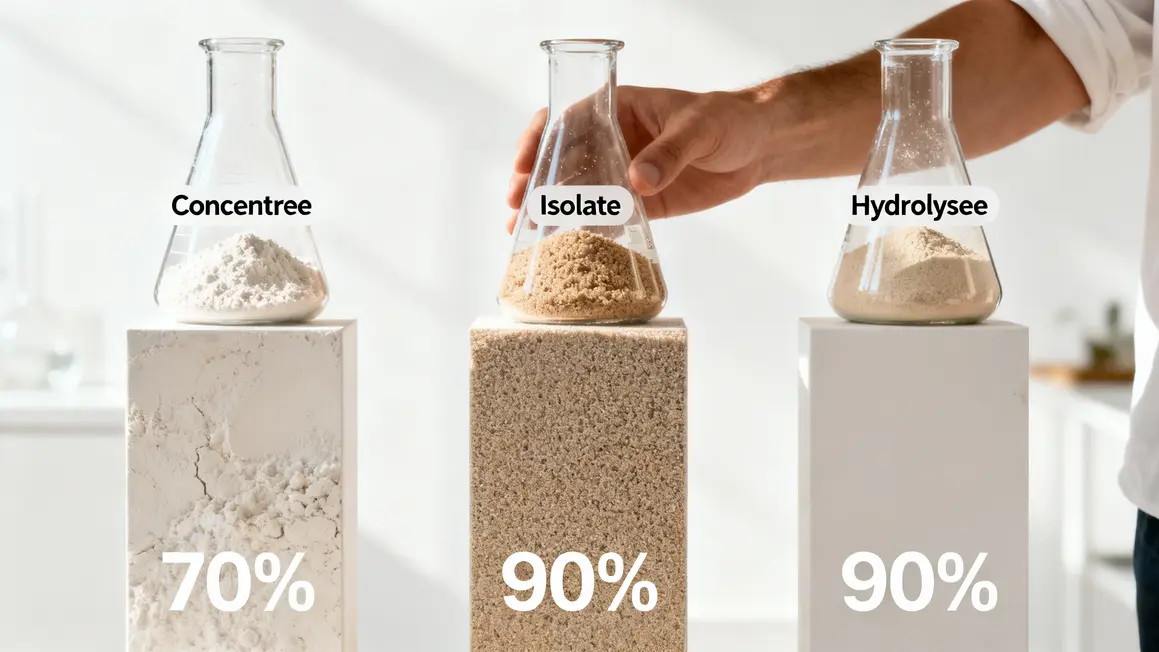 Tableau types whey musculation comparatif