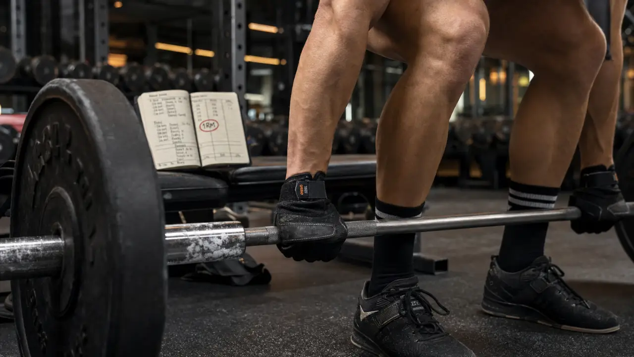 Musculation pour la force : barre et 80% du 1RM en salle