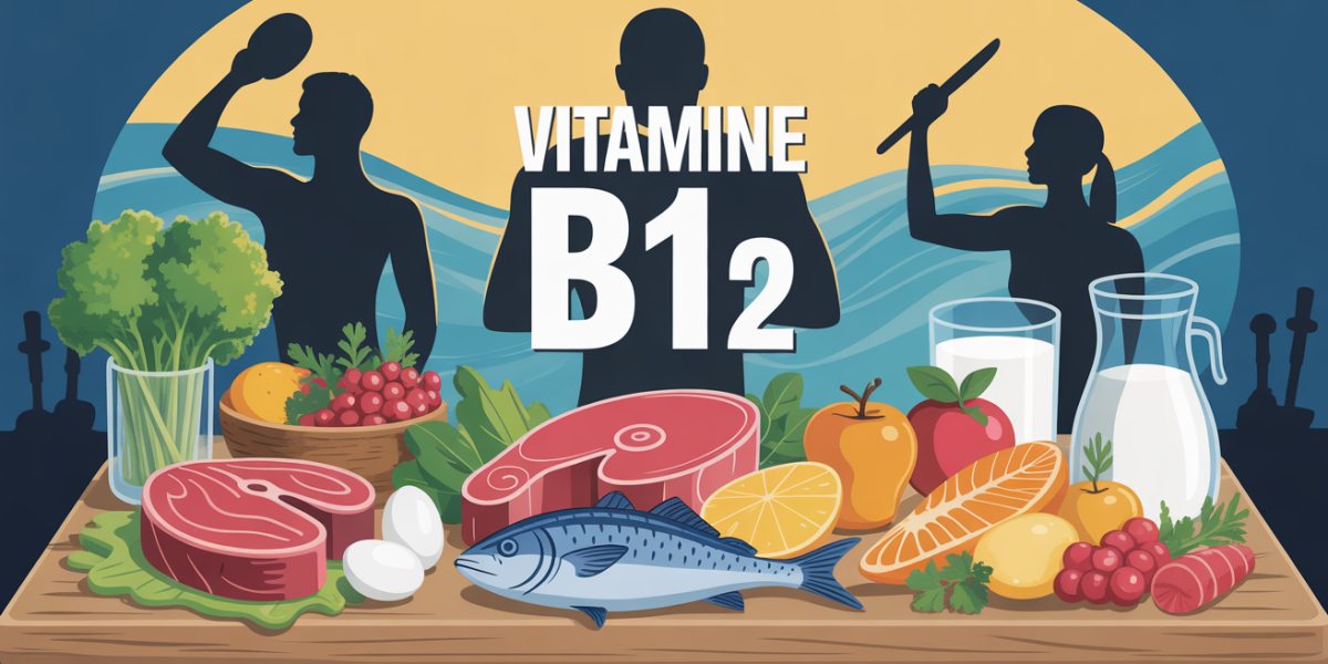 table aliments riches vitamine B12 sportifs