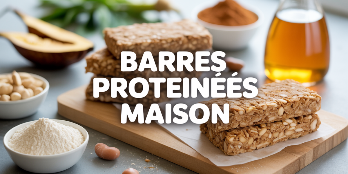 Barres proteinees maison flocons avoine cacahuetes miel