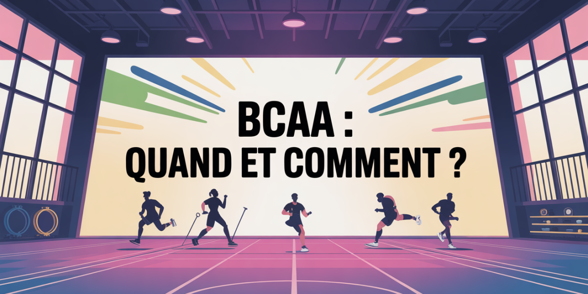 Salle de sport dynamique avec titre BCAA quand et comment