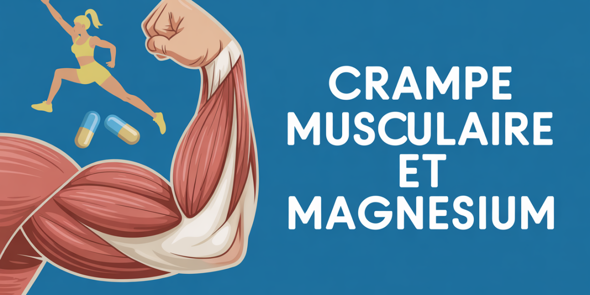 illustration crampe musculaire et magnesium